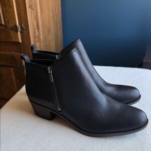 Lucky Brand Black Ankle Boots, “Basel”size 11.